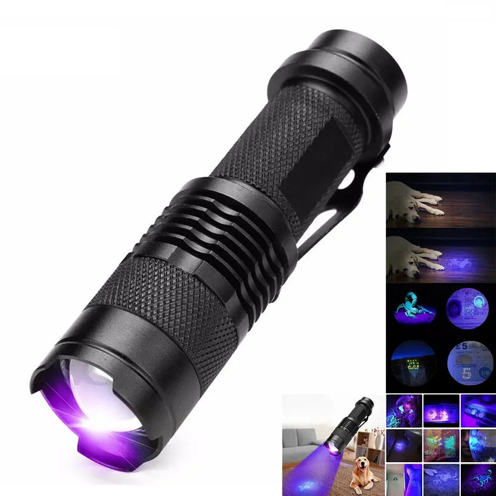 LED UV Flashlight - Ultraviolet Inspection Lamp for Pet Urine Detection-Orizon Depot