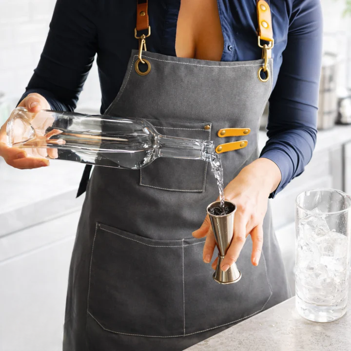 Craft Apron with Crossback Straps and Tool Pockets