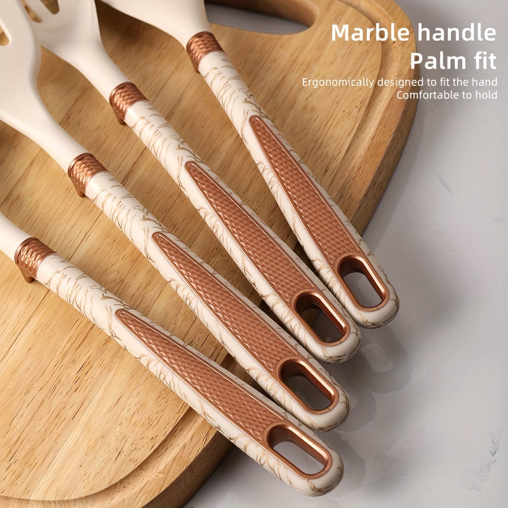 Elegant Silicone Kitchen Utensil Set for Joyful Cooking Experience-Orizon Depot
