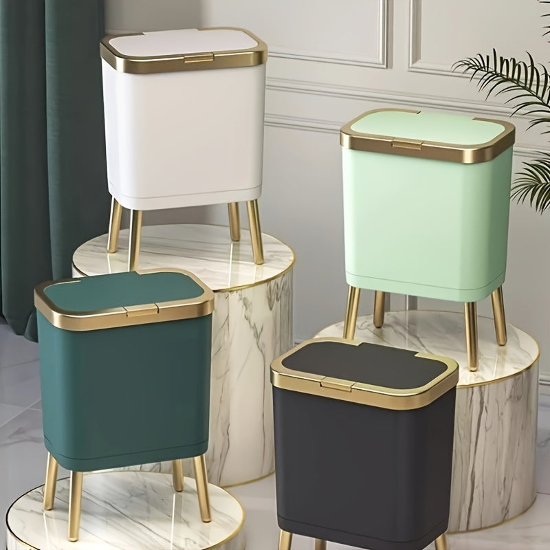Modern 15L Odour-Proof Waste Bin for Kitchen & Home Use-Orizon Depot