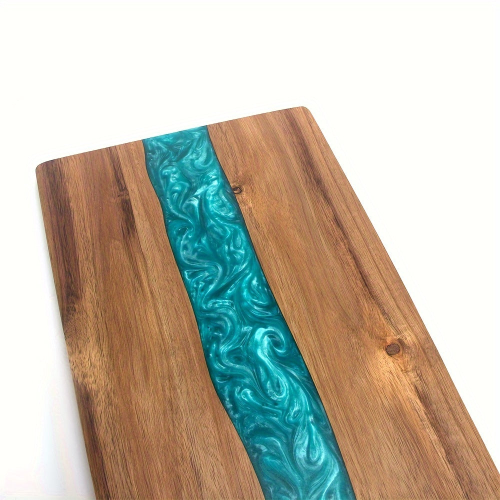 Acacia Wood Resin River Cutting Board | Charcuterie & Cheese Serving Platter-Orizon Depot