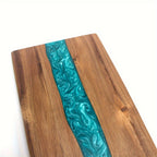 Acacia Wood Resin River Cutting Board | Charcuterie & Cheese Serving Platter-Orizon Depot