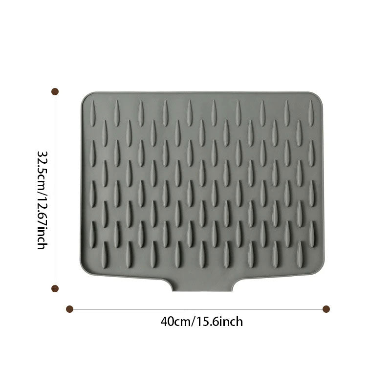 Fast-Drying Kitchen Mat | Sloped Design | Heat Resistant & No Puddles