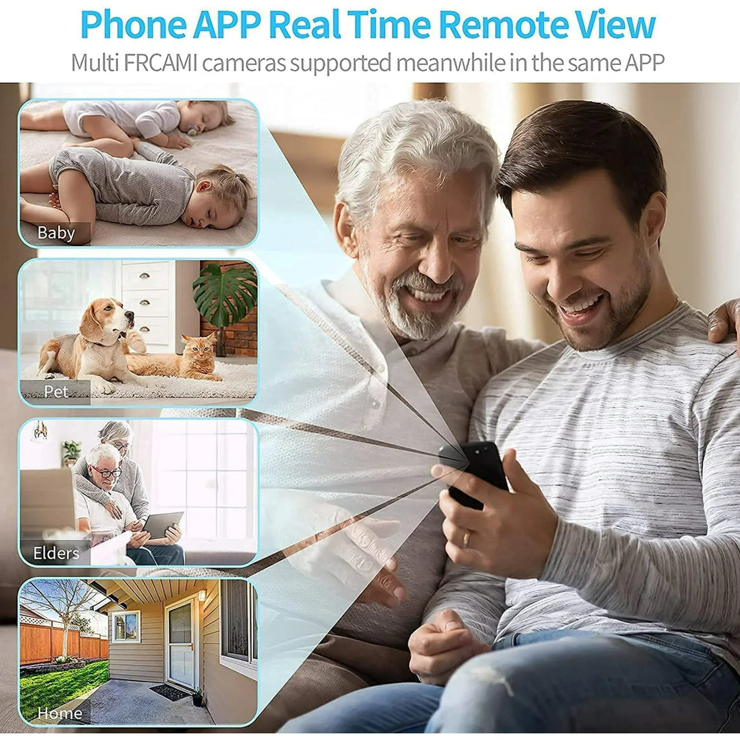 Compact Wireless Magnetic Camera with Audio & Live Video Feed