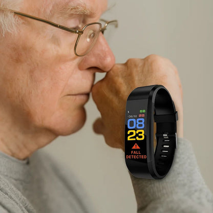 Elderly Smartwatch with Fall Detection, Health Monitoring & GPS