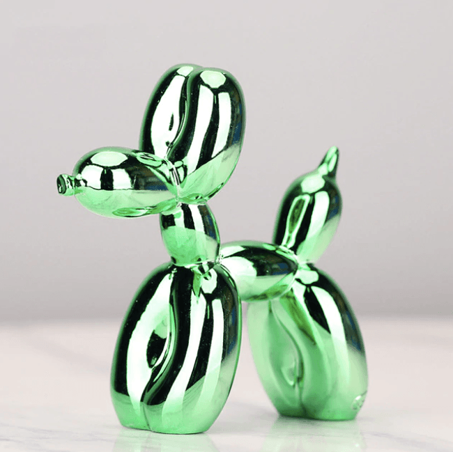 Electroplated Balloon Dog Sculpture - Modern Home Decor Accent-Orizon Depot