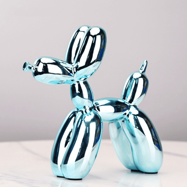 Electroplated Balloon Dog Sculpture - Modern Home Decor Accent-Orizon Depot