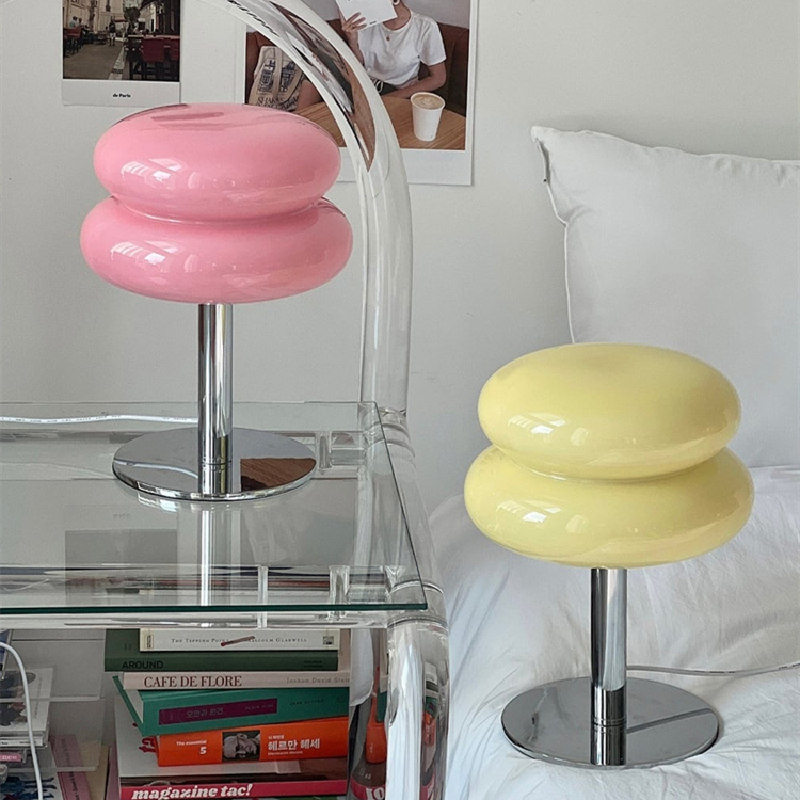 Modern Retro Glass Table Lamp | Stylish Accent Lighting