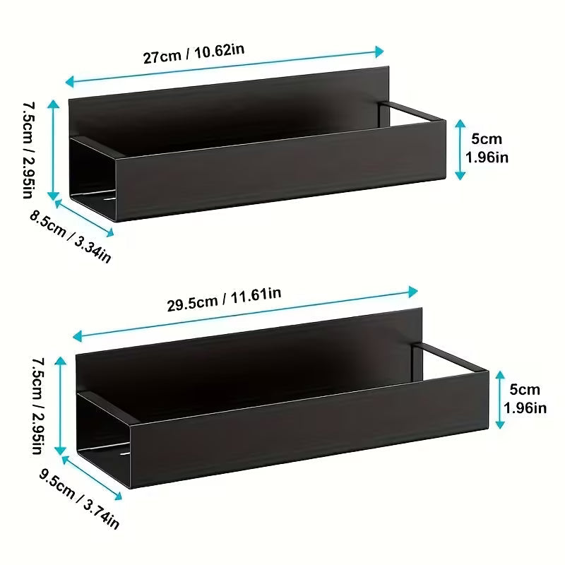 Magnetic Mount Side Shelf | Drill-Free Setup | Compact Storage Solution
