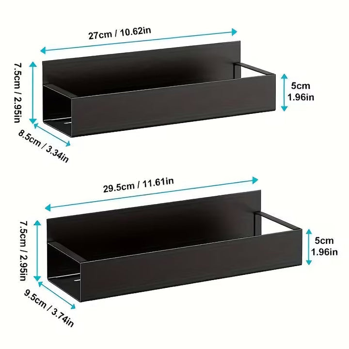 Magnetic Mount Side Shelf | Drill-Free Setup | Compact Storage Solution