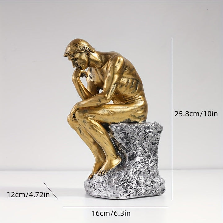 Creative Character Sculpture - Unique Thinker Decoration for Home-Orizon Depot