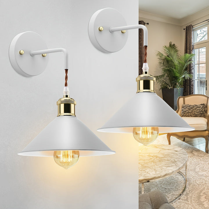 Industrial Metal Wall Sconce | Oil-Rubbed Light Fixture