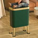 15L Stylish Odour-Sealing Trash Can with Elevated Legs | Modern Waste Bin for Kitchen, Living Room & Bathroom-Orizon Depot