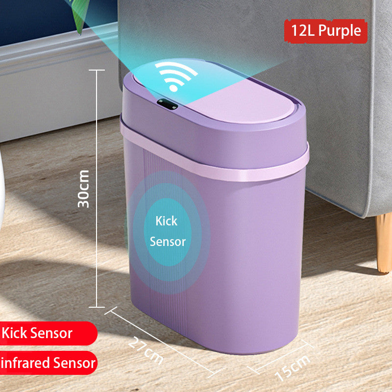 Smart Motion Trash Bin for Effortless Waste Management-Orizon Depot