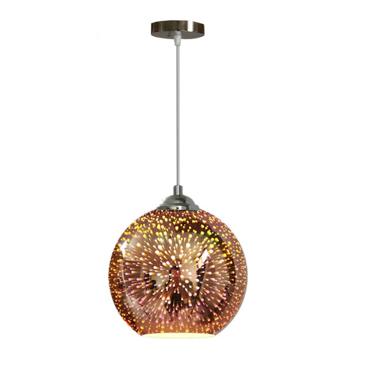Perforated Glass Ceiling Light Fixture for Modern Interiors-Orizon Depot