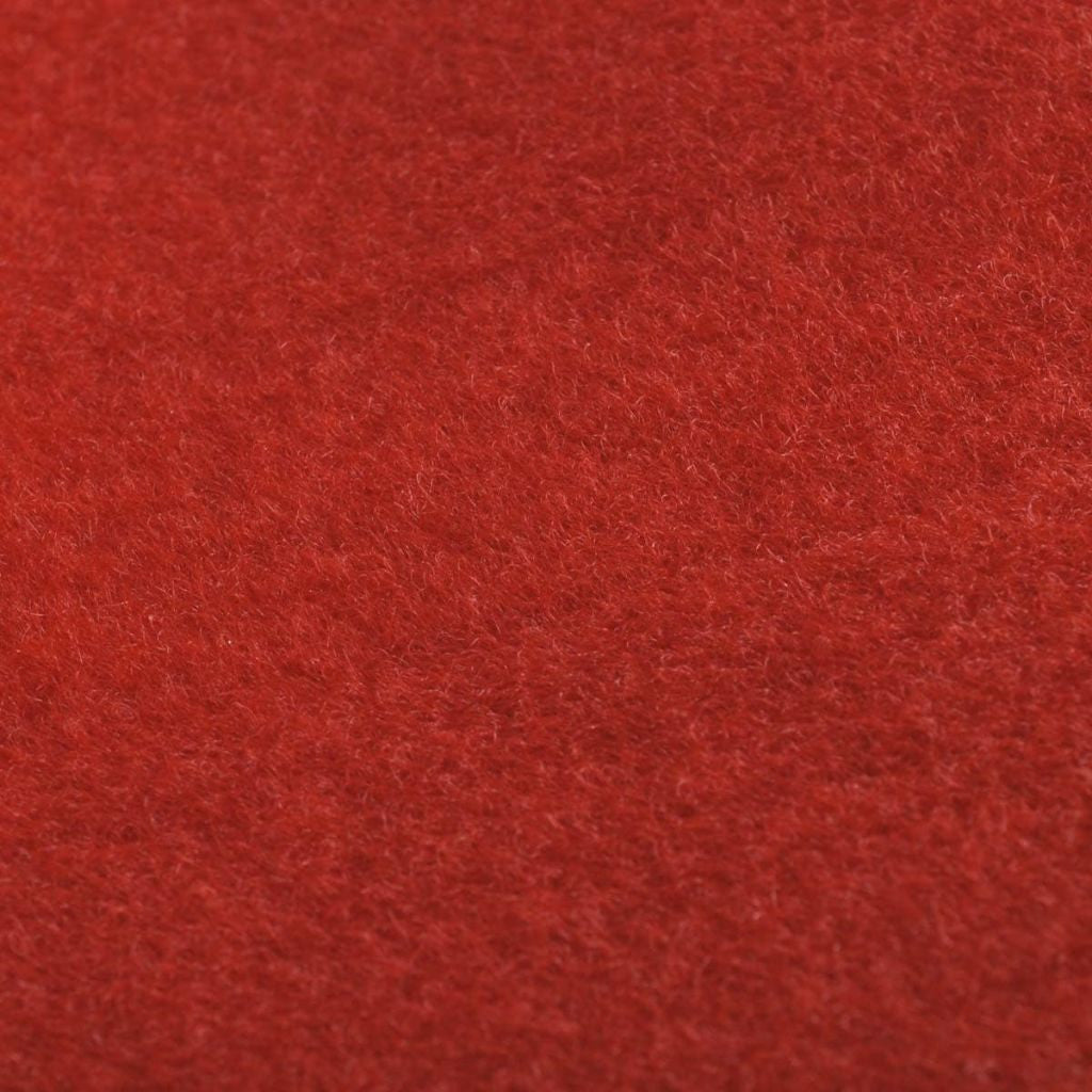 Extra Heavy Red Carpet Roll 1 x 5 m - 400 g/m2-Orizon Depot