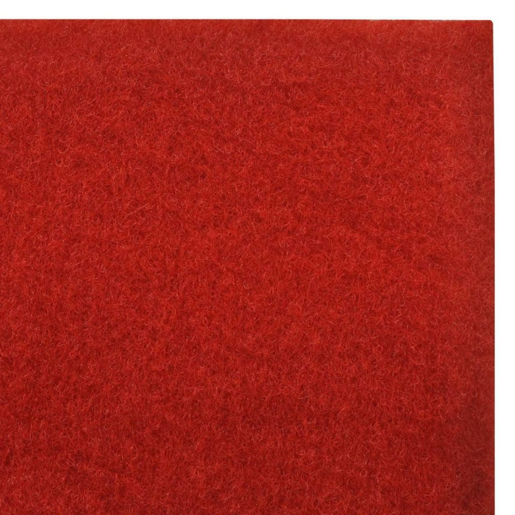Extra Heavy Red Carpet Roll 1 x 5 m - 400 g/m2-Orizon Depot
