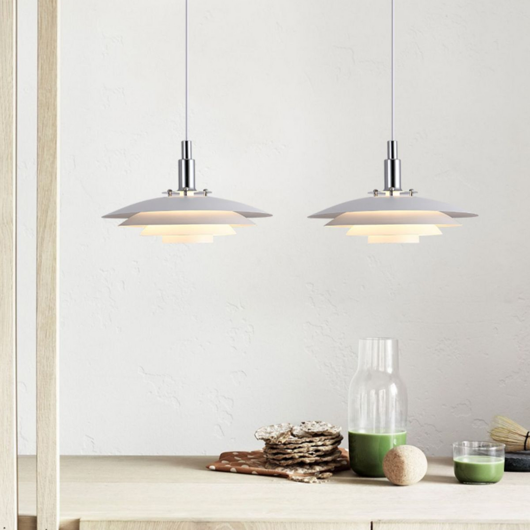Metal Layer Pendant Lamp Contemporary Lighting Fixture-Orizon Depot