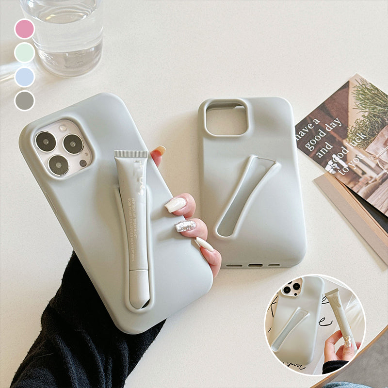Lipstick Holder Phone Case for Convenient Makeup Storage-Orizon Depot