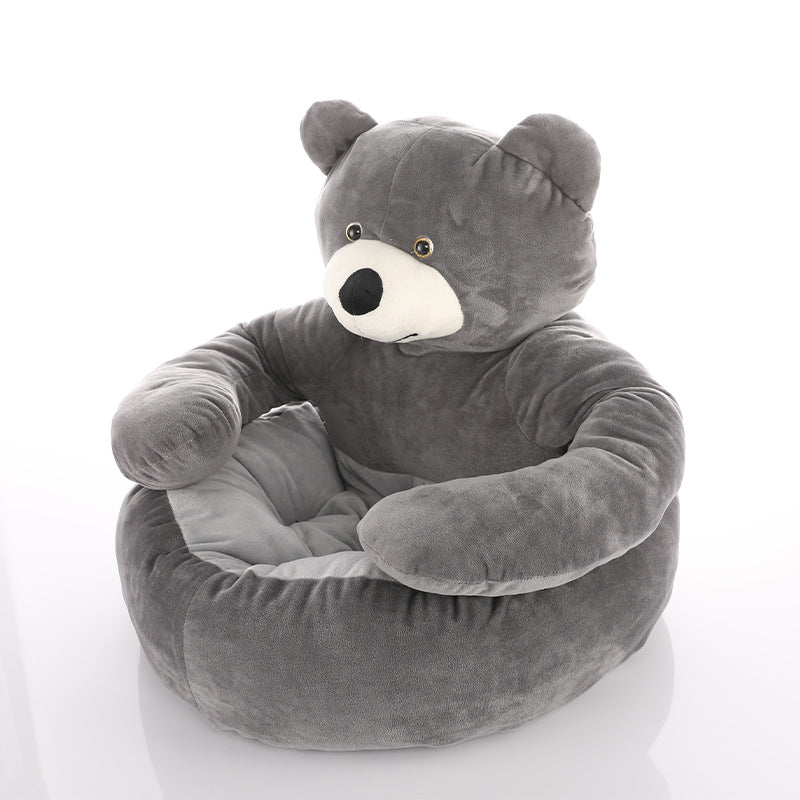 Cute Detachable Cuddly Bear Cat Bed for Cozy Comfort-Orizon Depot