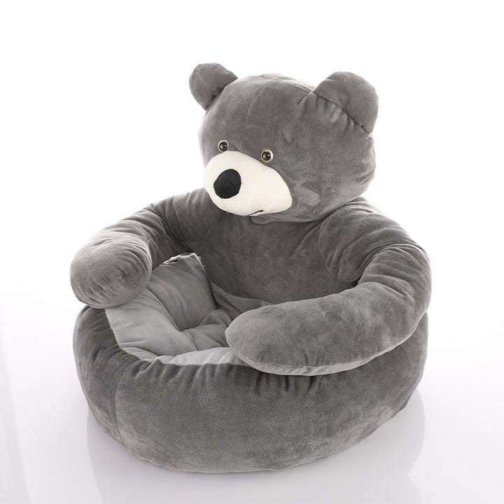 Cute Detachable Cuddly Bear Cat Bed for Cozy Comfort-Orizon Depot