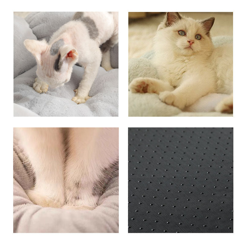 Cozy Deep Sleep Flower Shape Cat Bed for Ultimate Comfort-Orizon Depot