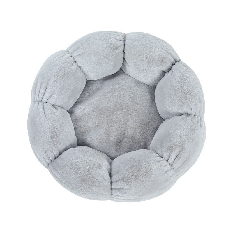 Cozy Deep Sleep Flower Shape Cat Bed for Ultimate Comfort-Orizon Depot