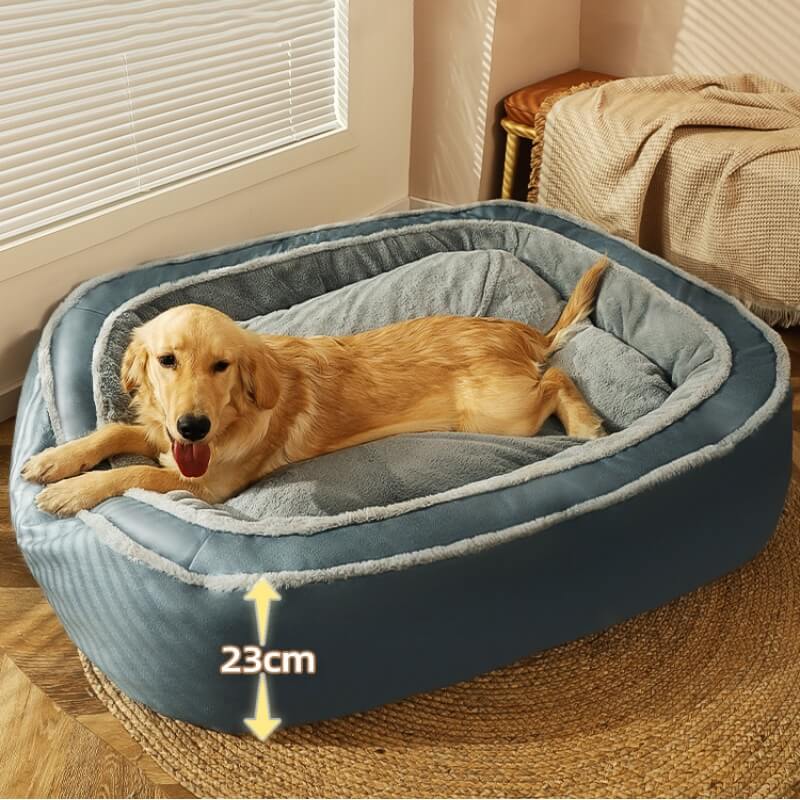 Large Warm Orthopedic Dog Bed for Deep Sleep - Cozy Blanket-Orizon Depot