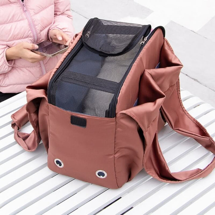 Portable Shoulder Pet Carrier for Travel and Outdoor Adventures-Orizon Depot