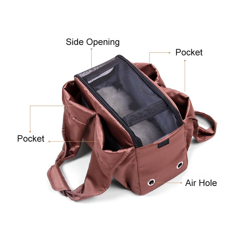 Portable Shoulder Pet Carrier for Travel and Outdoor Adventures-Orizon Depot