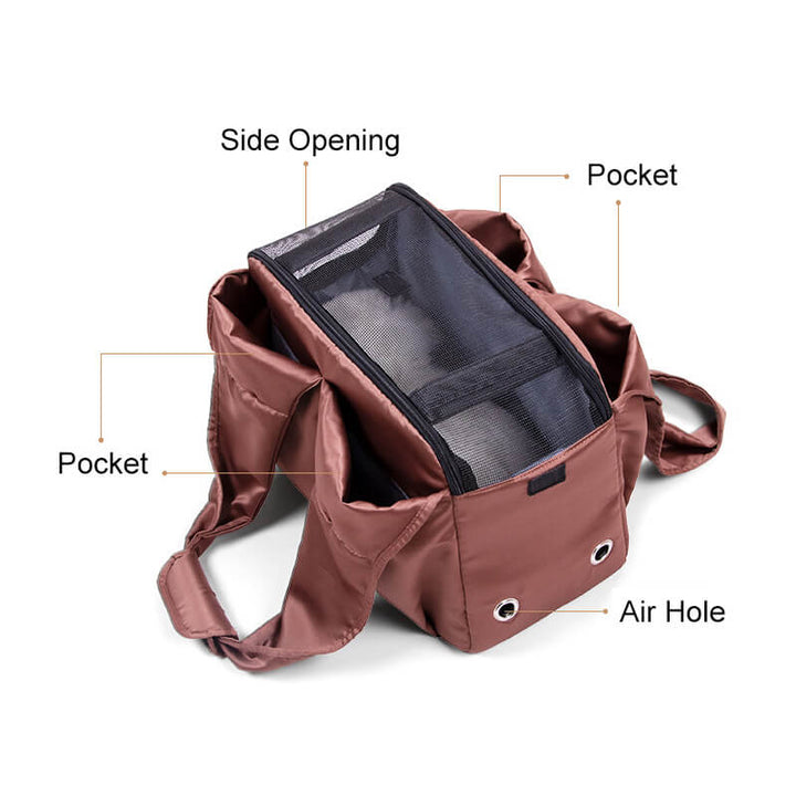 Portable Shoulder Pet Carrier for Travel and Outdoor Adventures-Orizon Depot