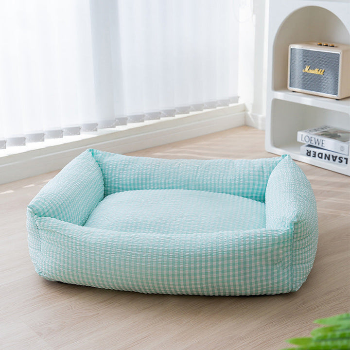Washable Rectangular Dog Bed | Breathable Pet Bed for Comfort-Orizon Depot