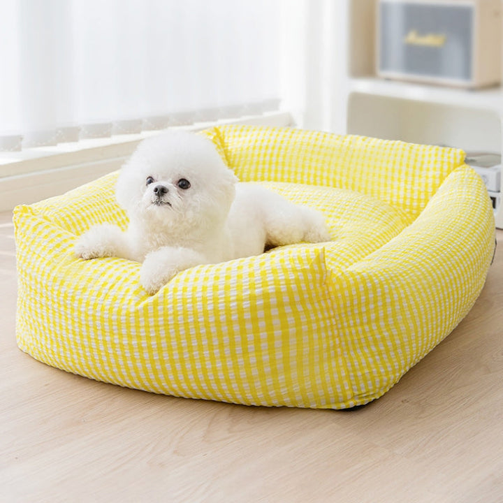 Washable Rectangular Dog Bed | Breathable Pet Bed for Comfort-Orizon Depot