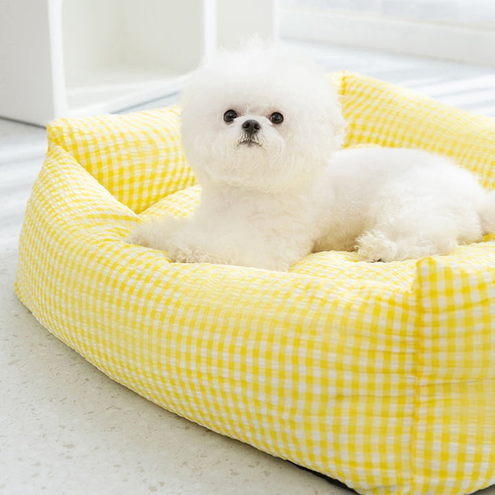 Washable Rectangular Dog Bed | Breathable Pet Bed for Comfort-Orizon Depot
