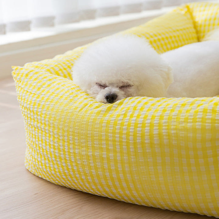 Washable Rectangular Dog Bed | Breathable Pet Bed for Comfort-Orizon Depot