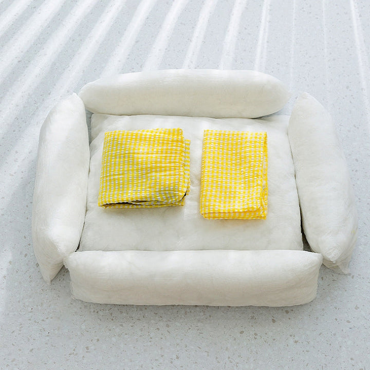 Washable Rectangular Dog Bed | Breathable Pet Bed for Comfort-Orizon Depot