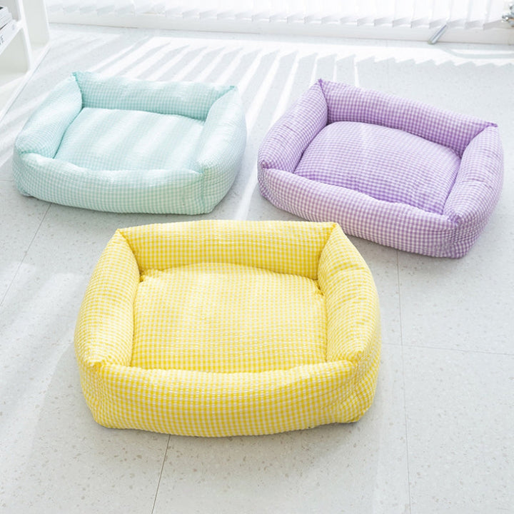 Washable Rectangular Dog Bed | Breathable Pet Bed for Comfort-Orizon Depot
