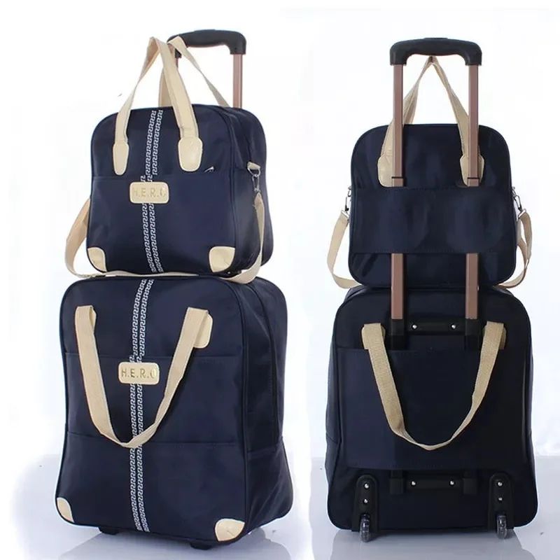 2 in 1 Trolley Travel Bag with Boarding Bag for Easy Transport-Orizon Depot