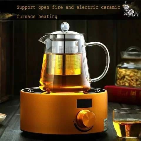 Borosilicate Teapot with Infuser for Perfect Tea Brewing-Orizon Depot
