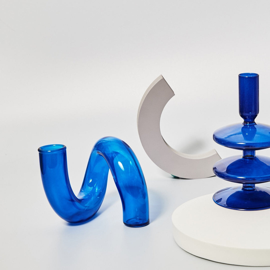 Elegant Glass Vase Candle Holder for Home Decor-Orizon Depot