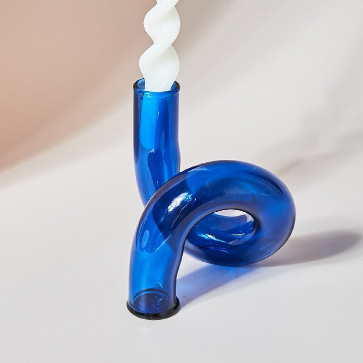 Elegant Glass Vase Candle Holder-Orizon Depot