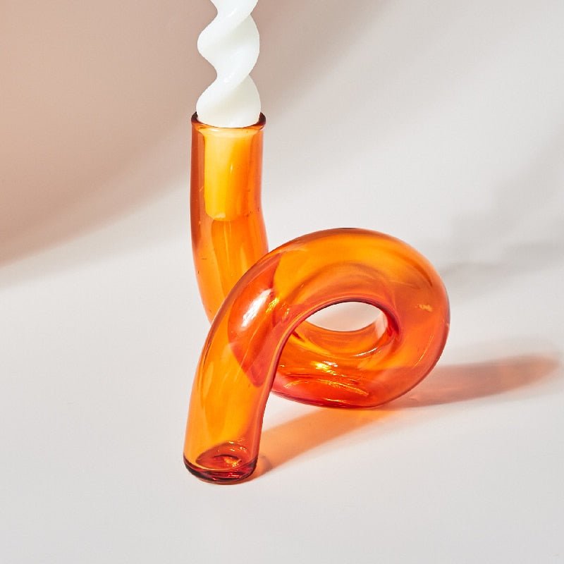 Elegant Glass Vase Candle Holder for Home Decor-Orizon Depot
