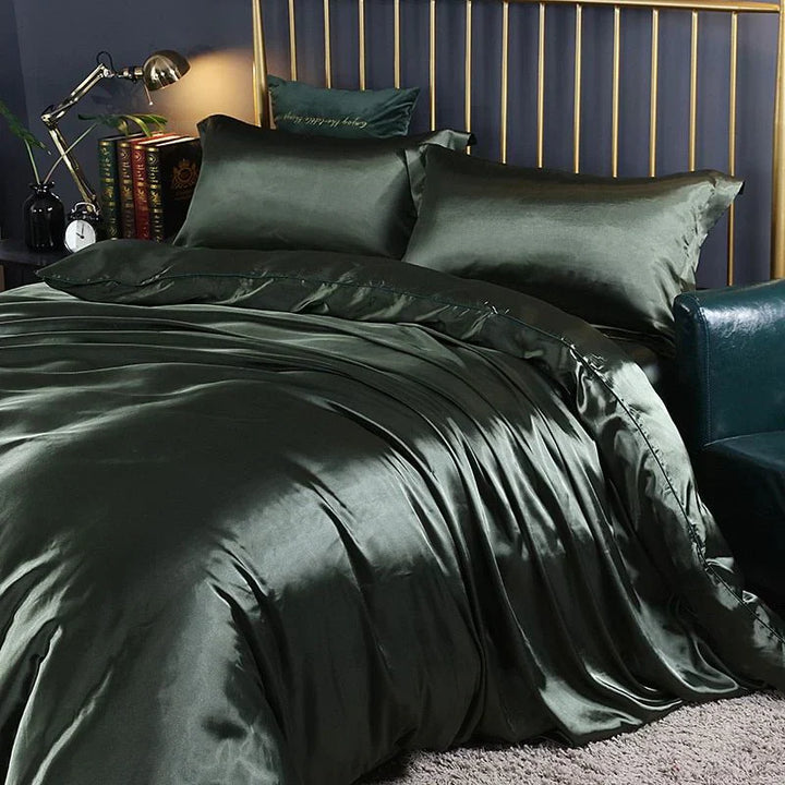 Elegant Satin Silk Bedding Set - Luxurious Comfort for Every Night-Orizon Depot