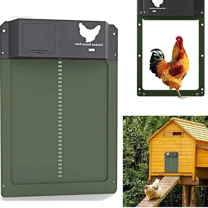 Automatic Chicken Door for Poultry - Easy and Convenient Access-Orizon Depot