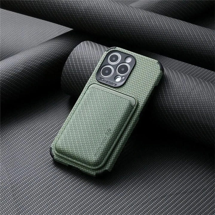 MagSafe Wallet Phone Case with Carbon Fiber Protection-Orizon Depot