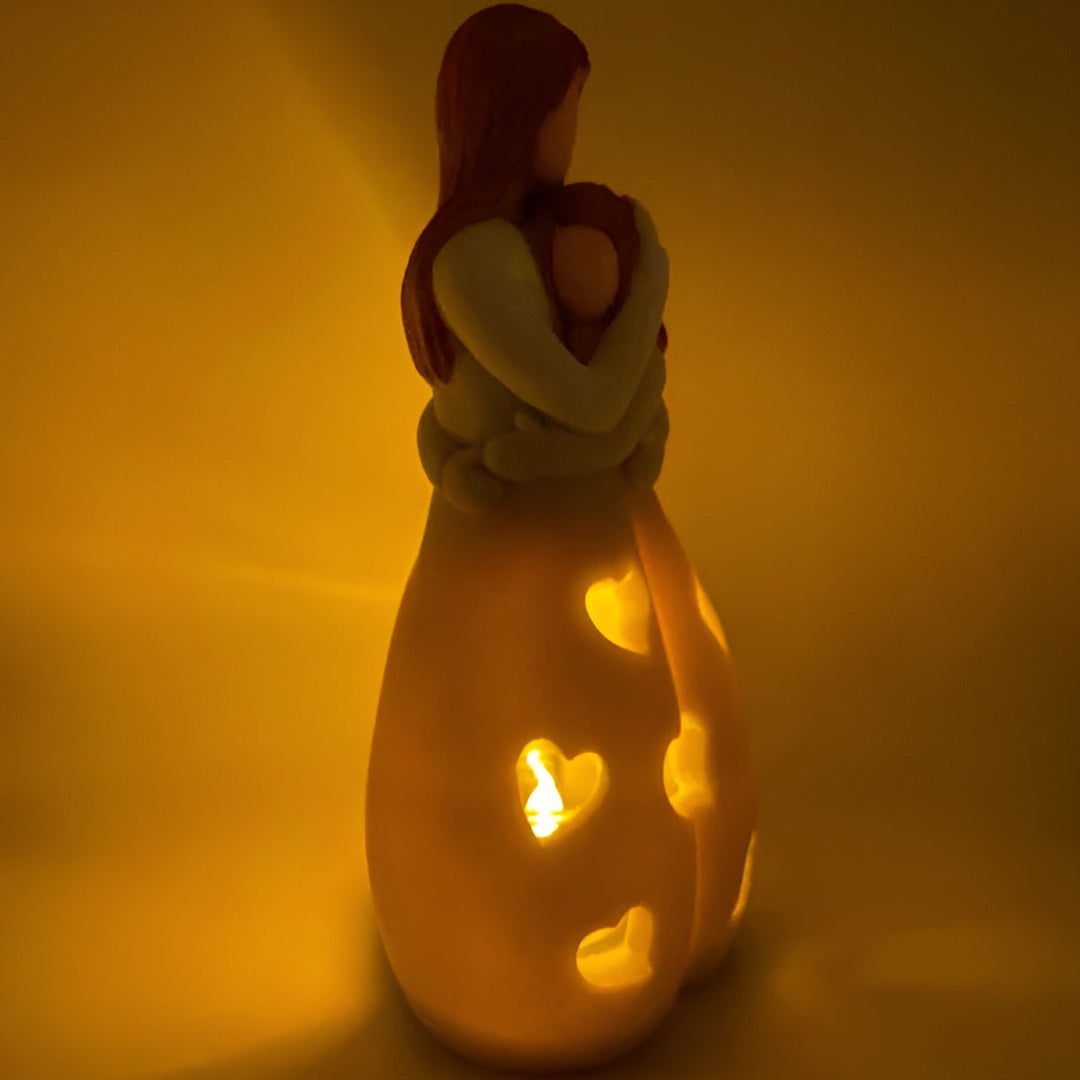 Mother-Daughter Figure Flickering Candle Holder - LoveGlow-Orizon Depot