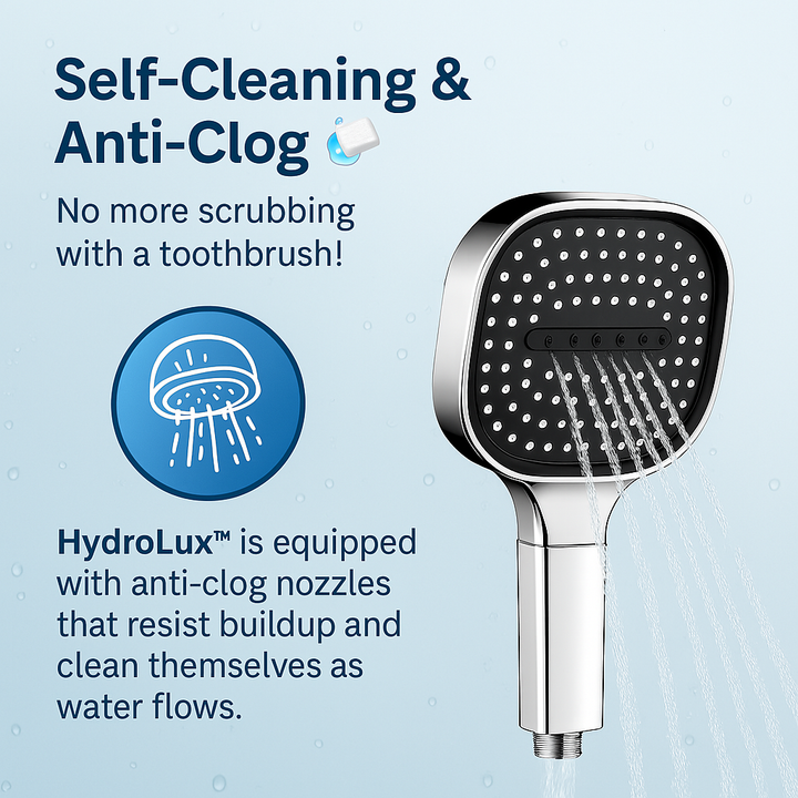 High Pressure Shower Head with Turbo Boost and Filtration System-Orizon Depot