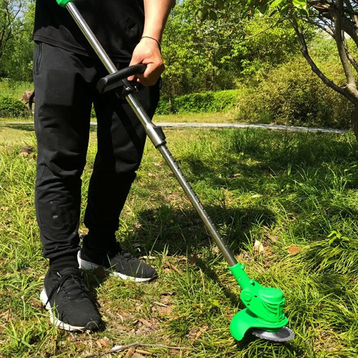 Cordless Electric Grass Trimmer with Powerful Battery Operation
