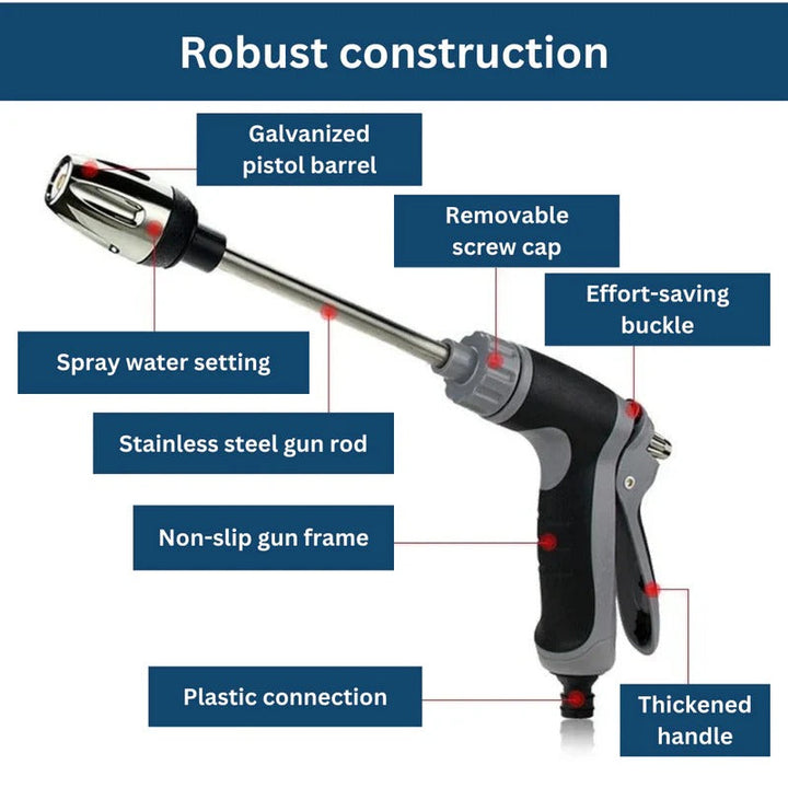 High-Pressure Turbo Washer for Efficient Outdoor Cleaning