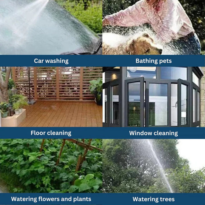 High-Pressure Turbo Washer for Efficient Outdoor Cleaning